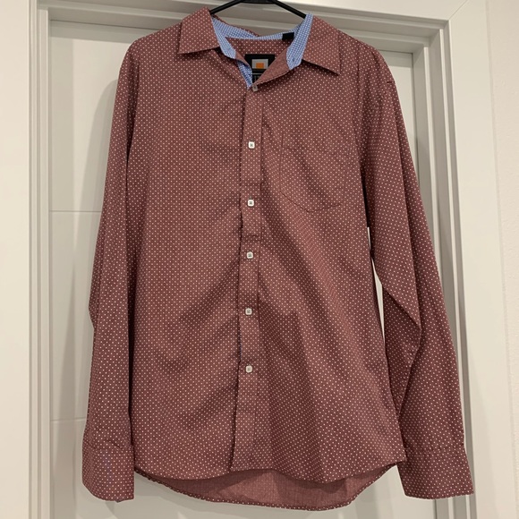 🌿Men’s SQ Wear dress shirt size L - Picture 1 of 8